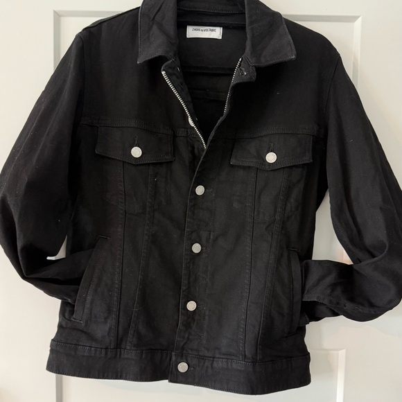 Zadig & Voltaire Black Denim Jacket - Picture 1 of 3